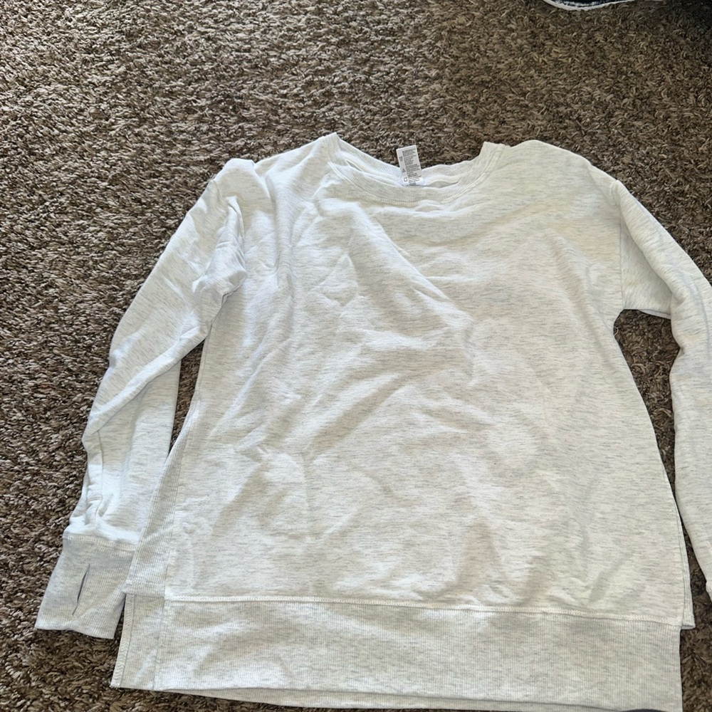 Jockey Light Heather Gray Crewneck Sweatshirt